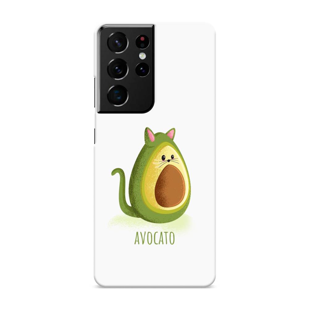 фото Пластиковый чехол "avocato" на samsung galaxy s21 ultra awog