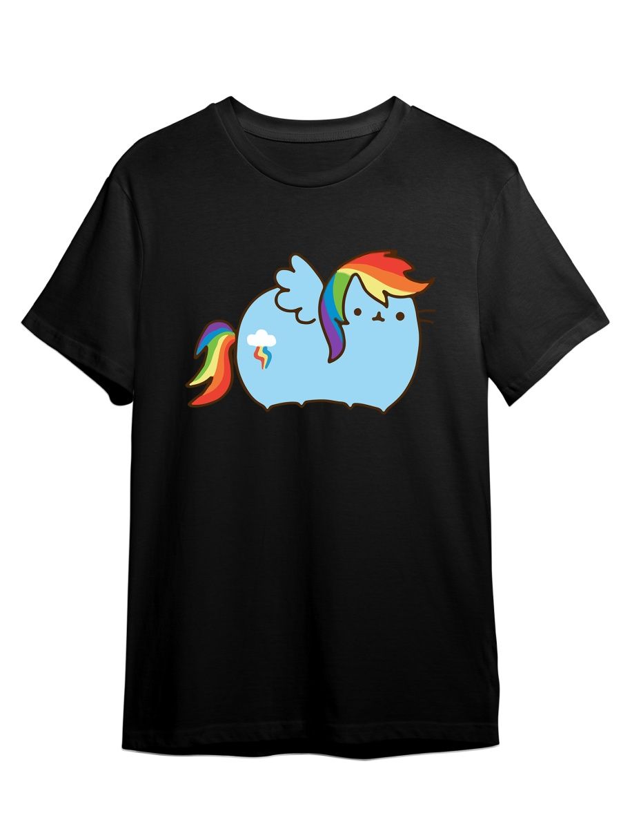 

Футболка унисекс СувенирShop Кот Пушин/My Little Pony 1 черная 5XL, Черный, "Кот Пушин/My Little Pony" 1