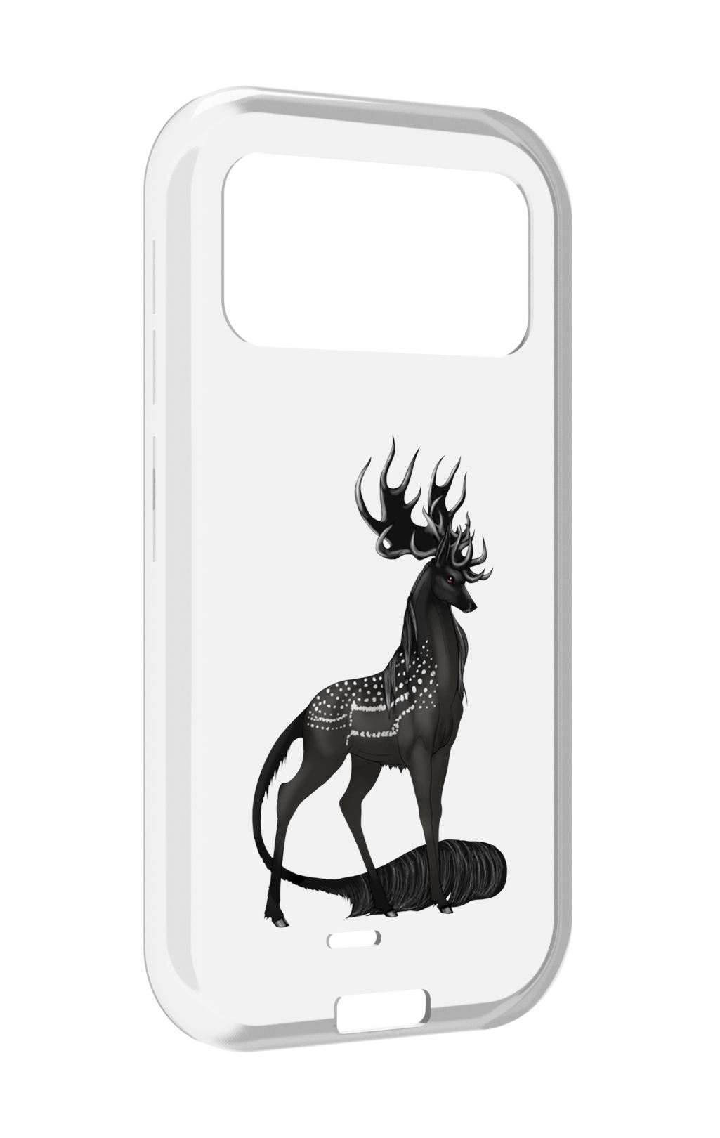 

Чехол MyPads красивый-черный-олень для Oukitel F150 H2022, Прозрачный, Tocco