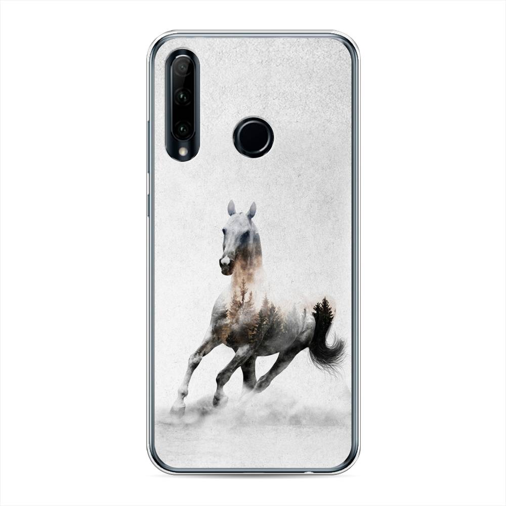

Чехол Awog на Honor 20e "Лошадь лес", Разноцветный, 6104150-2