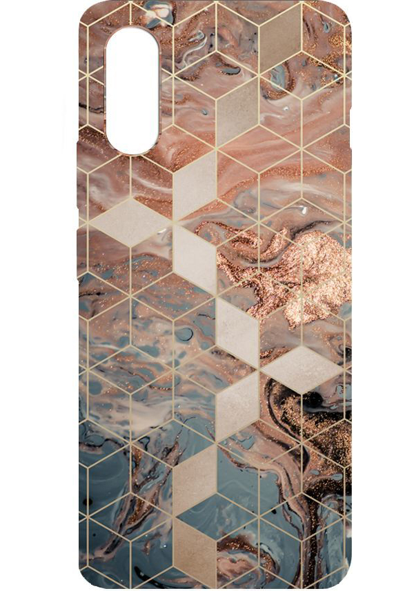 

Чехол (клип-кейс) GRESSO Meridian, для ZTE Blade A31 Plus, золотистый/синий [gr17aaae9028], Meridian