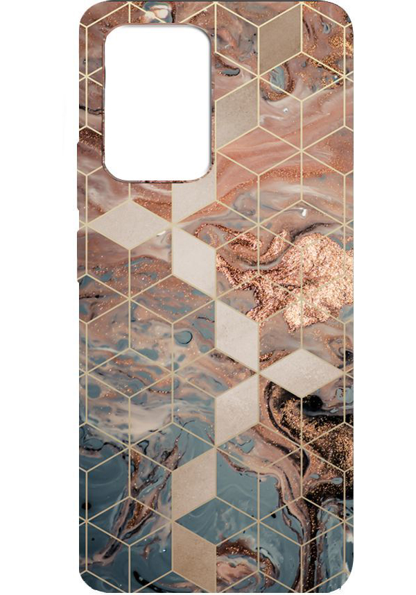 

Чехол (клип-кейс) GRESSO Meridian, для Xiaomi 11T/11T Pro, золотистый/синий [gr17aaae8978], Meridian