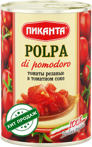 

Томаты Пиканта Polpa di pomodoro резанные