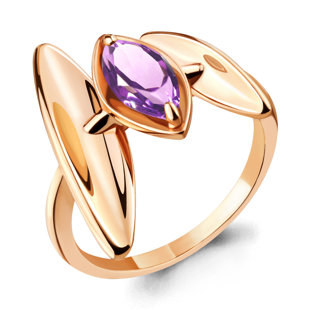 

Кольцо из серебра с аметистом р.  Aquamarine 6917304_925_з, 6917304_925_з