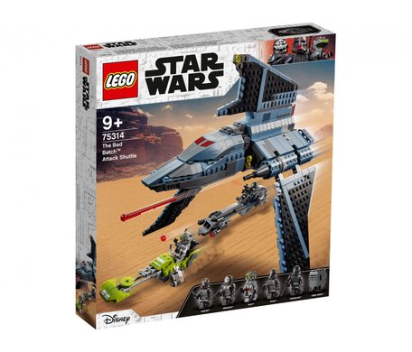 

Конструктор LEGO Star Wars 75314 Штурмовой шаттл Бракованной Партии, Штурмовой шаттл Бракованной Партии