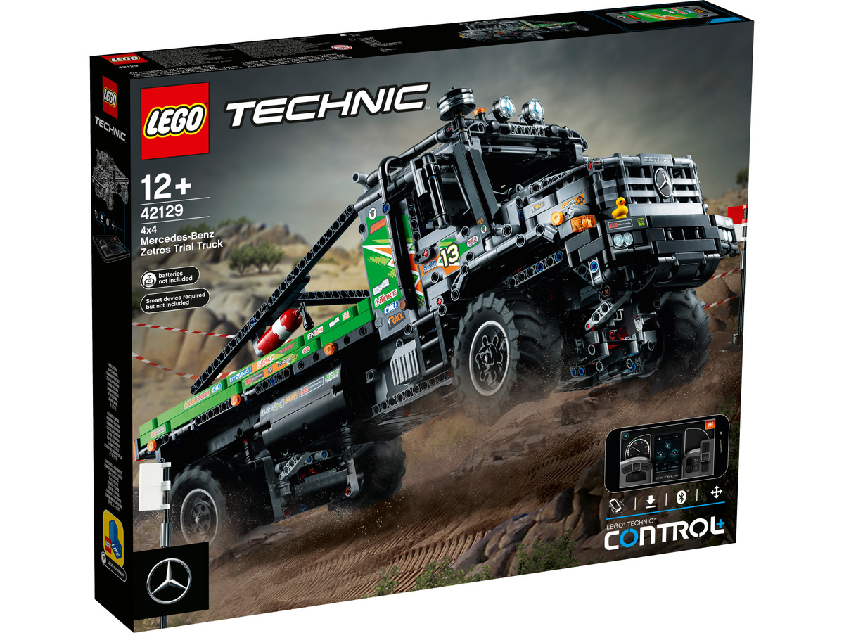 Конструктор LEGO Technic 42129 Полноприводный грузовик-внедорожник Mercedes-Benz Zetros конструктор lego technic чемпион 42000