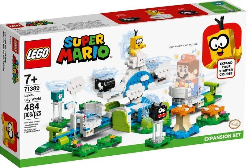 фото Конструктор lego super mario 71389 дополнительный набор «небесный мир лакиту»