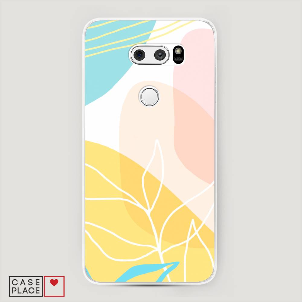 

Чехол Awog на LG V35 ThinQ "Летнее настроение", Желтый;голубой;розовый, 83650-10