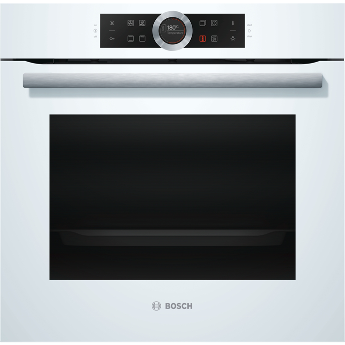 

Встраиваемый электрический духовой шкаф Bosch HBG632BW1S белый, HBG632BW1S