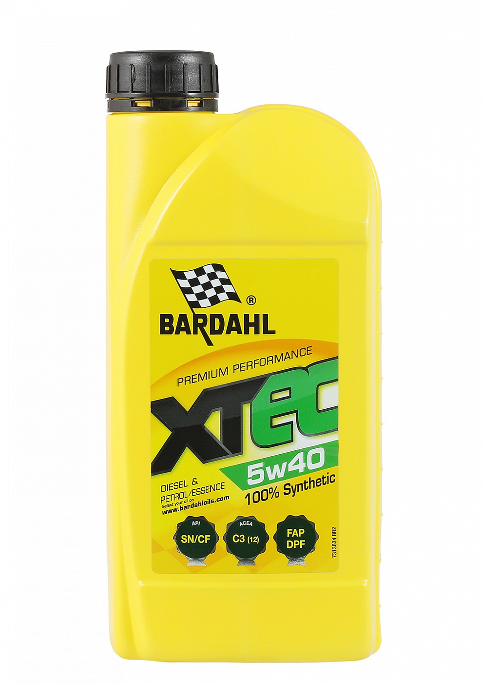 Моторное масло Bardahl Xtec 5W40 1 л