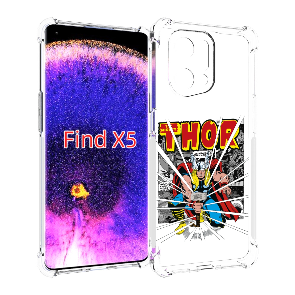 

Чехол MyPads тор рисунок для Oppo Find X5, Прозрачный, Tocco