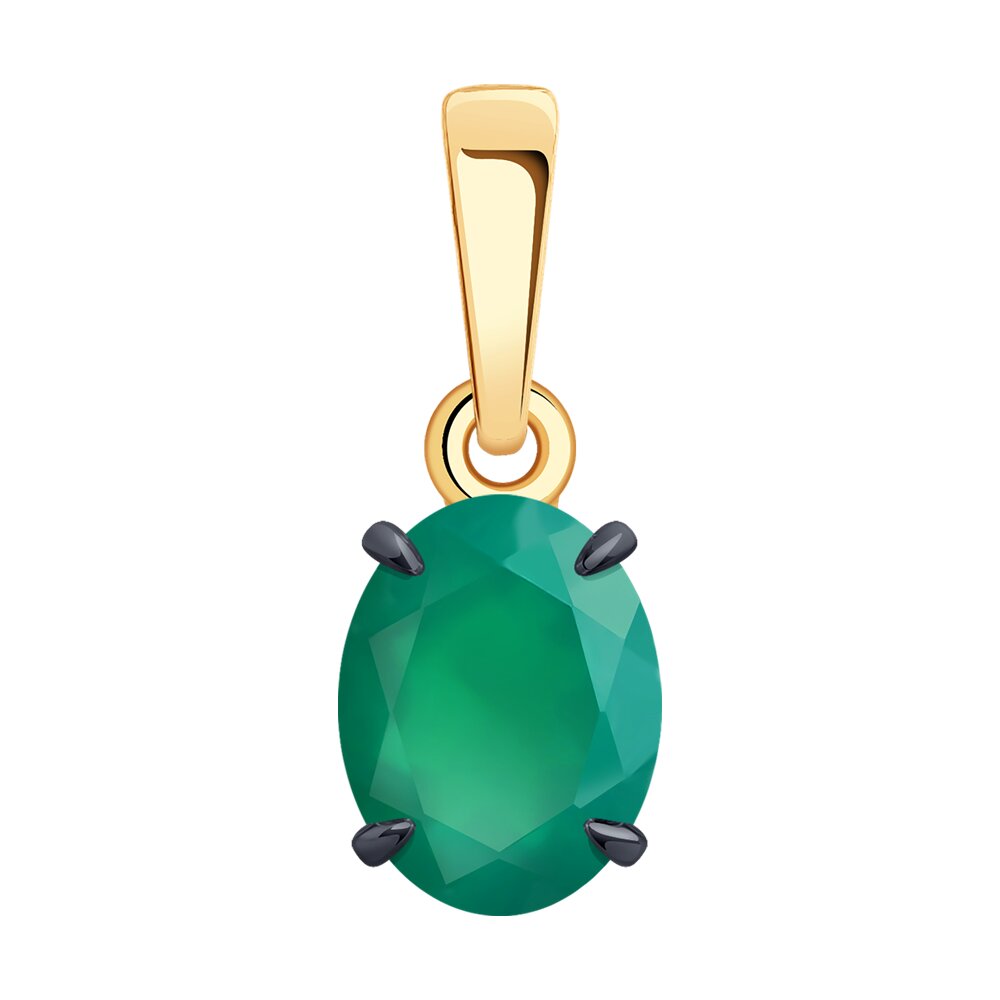 

Кулон из красного золота Diamant 51-330-01929-6, агат, 51-330-01929-6