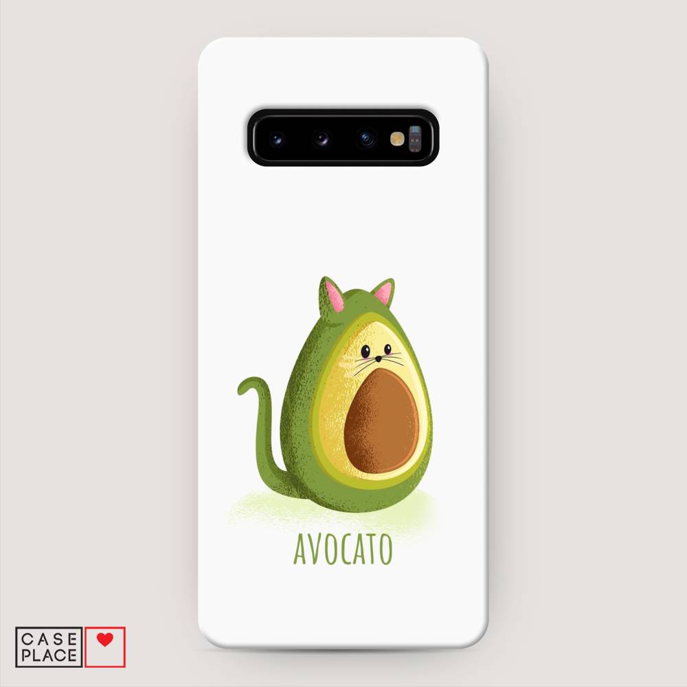 фото Пластиковый чехол "avocato" на samsung galaxy s10 + awog