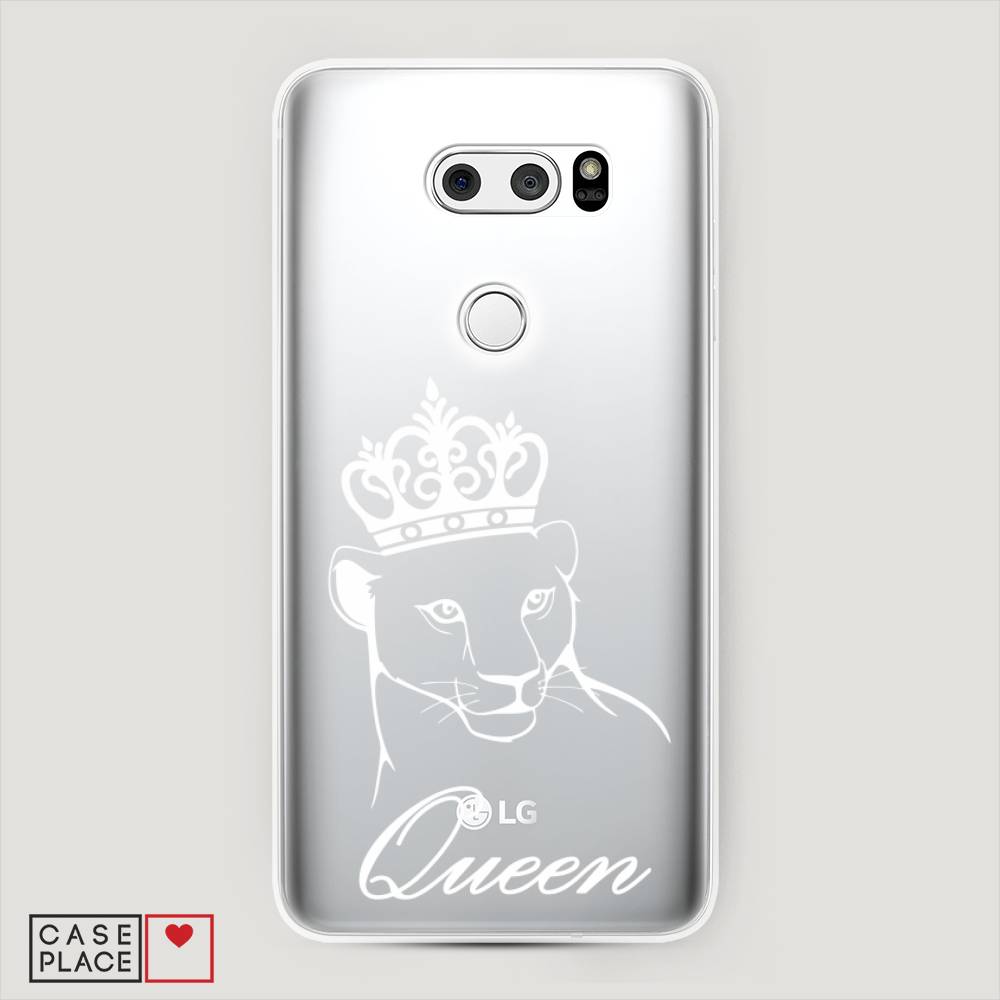 

Чехол Awog на LG V35 ThinQ "Львица королева", Бежевый;прозрачный, 83650-7