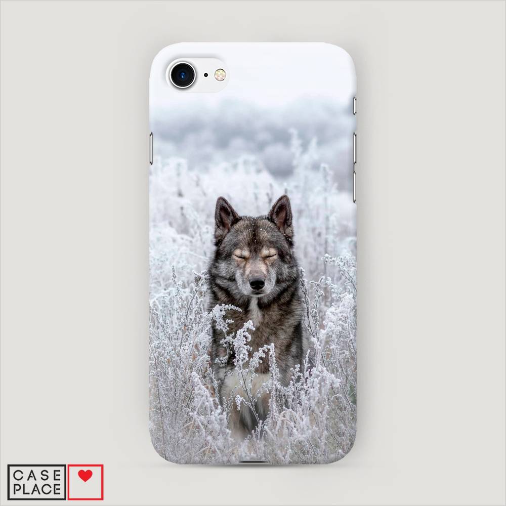 

Пластиковый чехол "Волк в поле" на Apple iPhone SE 2020, 12420-1