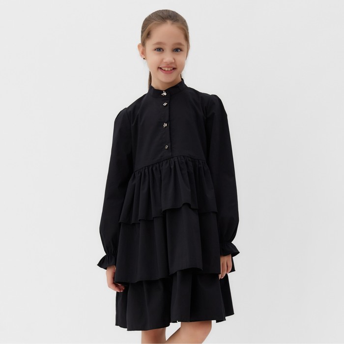 Платье детское MINAKU KIDS-2, черный, 110