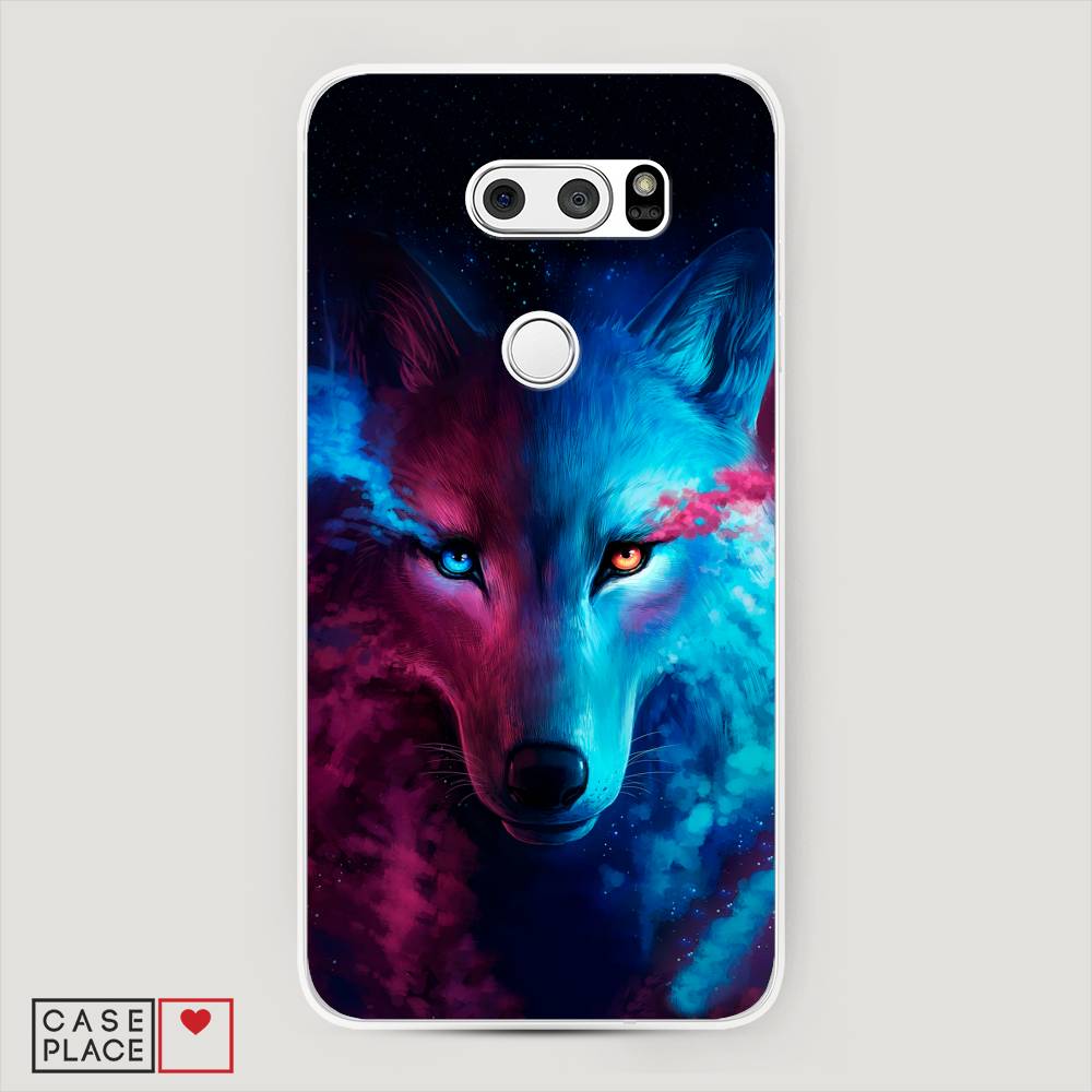 

Чехол Awog на LG V35 ThinQ "Волшебный волк", Черный;серый, 83650-1