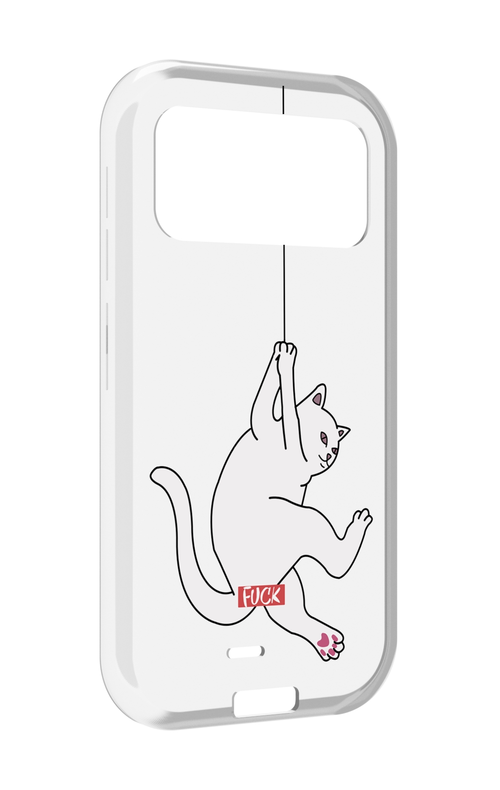 

Чехол MyPads котяра-на-веревке для Oukitel F150 H2022, Прозрачный, Tocco