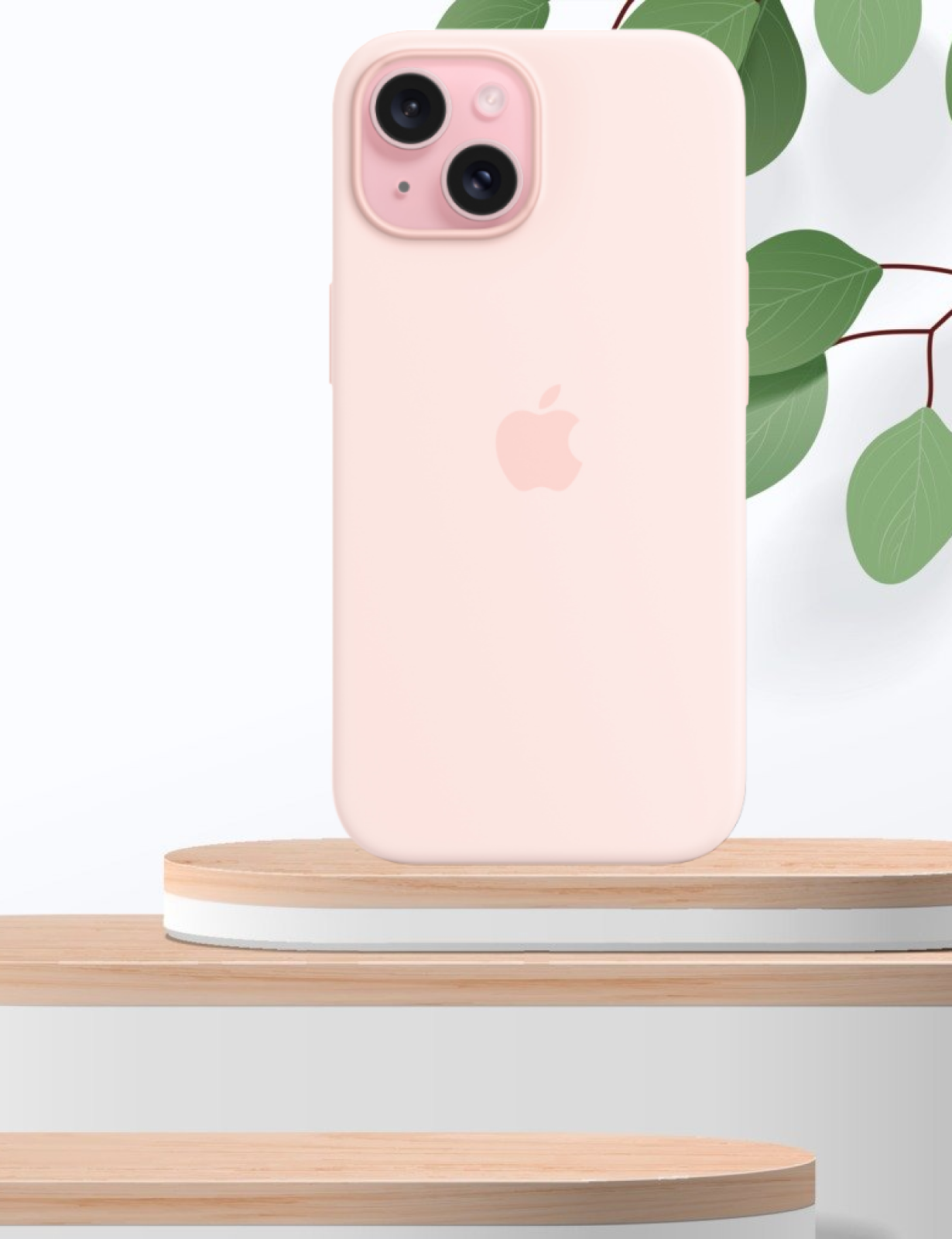 

Чехол Silicone Case MagSafe Apple iPhone 15 CHALK PINK, Розовый, Apple iPhone 15