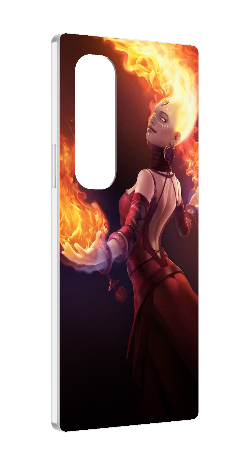 

Чехол MyPads dota 2 Lina для Samsung Galaxy Z Fold 4 (SM-F936), Прозрачный, Tocco