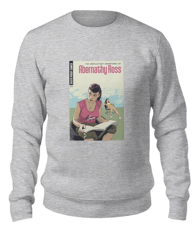 

Свитшот унисекс Printio Death proof abernathy серый 2XL, Death proof abernathy