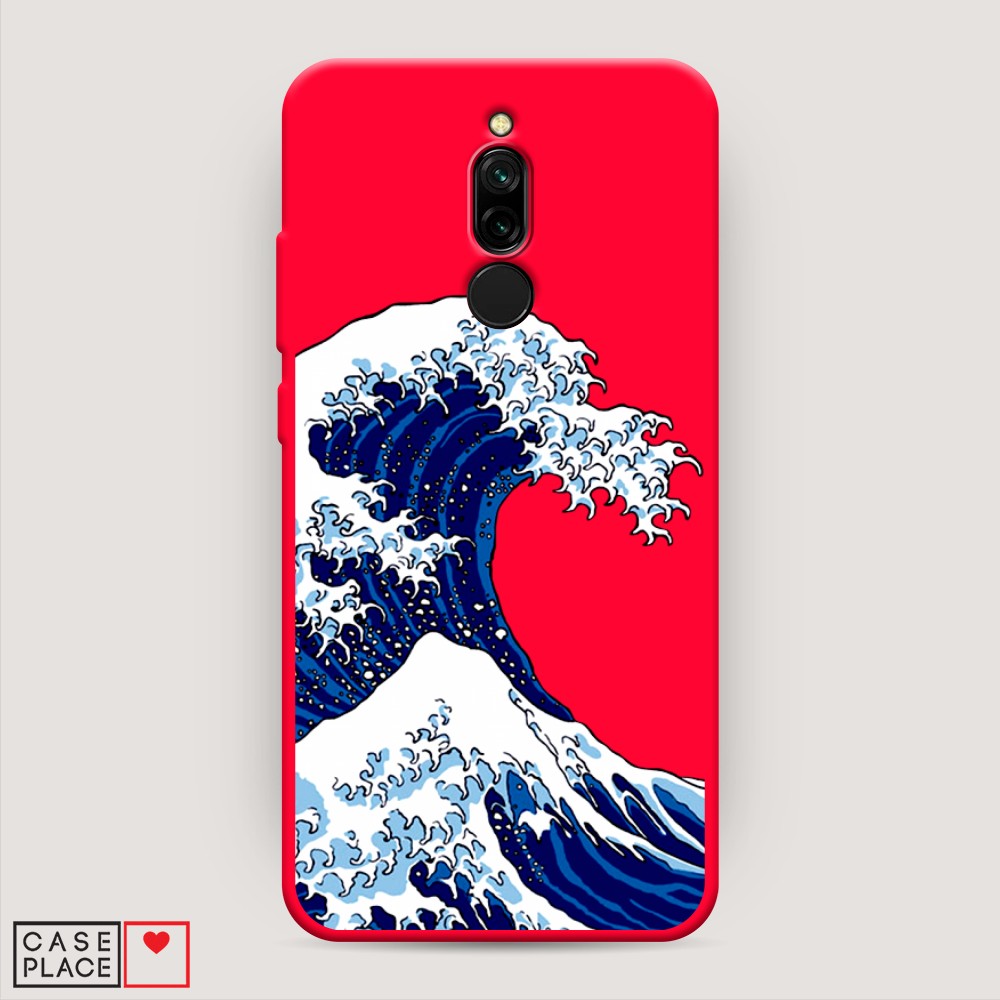 

Чехол Awog на Xiaomi Redmi 8 "Волна в Канагаве", Разноцветный, 37153-1