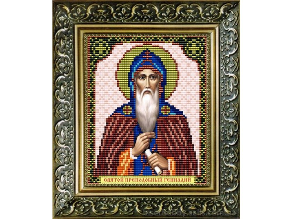 

Рисунок на ткани «Св.Преподобный Геннадий»