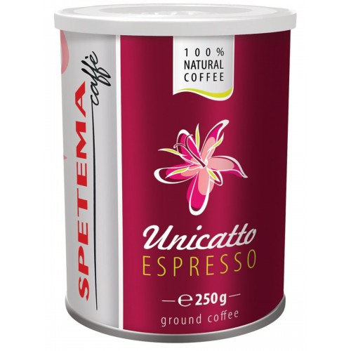 

Кофе Spetema Unicatto молотый 100% натуральный в металлической банке 1000 г