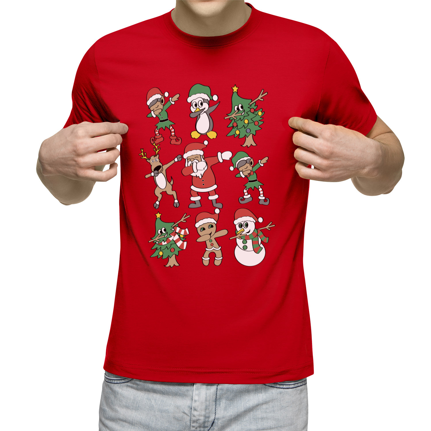 

Футболка мужская Новогодняя вечеринка красная 2XL, Красный, Новогодняя вечеринка