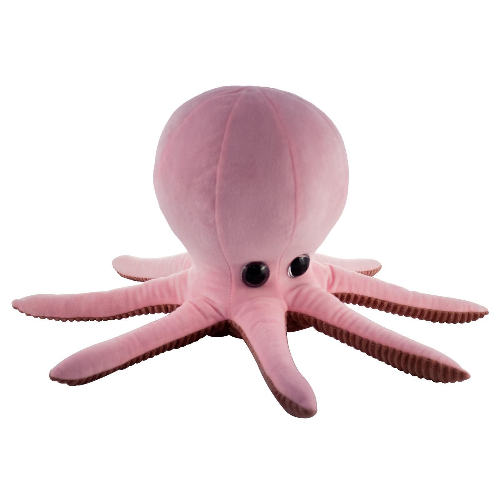 фото Мягкая игрушка kiddieart tallula: осьминог розовый 30х60 см kiddie art