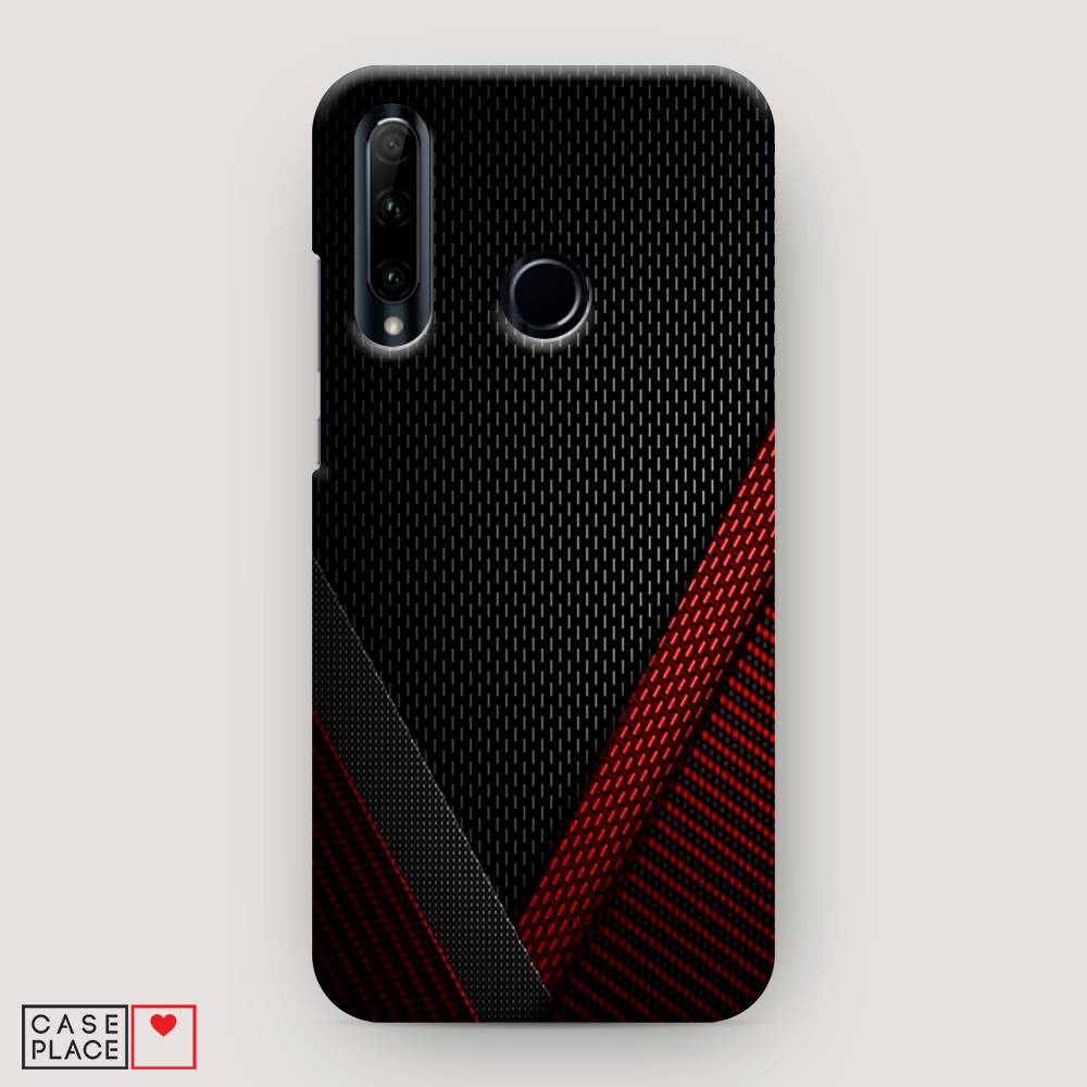 

Чехол Awog "Красный карбон" для Honor 20e, 6104120-2
