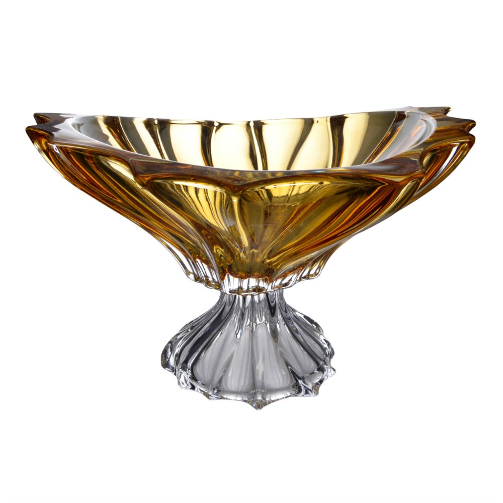 

Фруктовница на ножке Aurum Crystal Plantica 33 см Amber, 560180002
