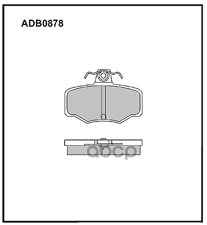

Тормозные колодки ALLIED NIPPON дисковые задние ADB0878