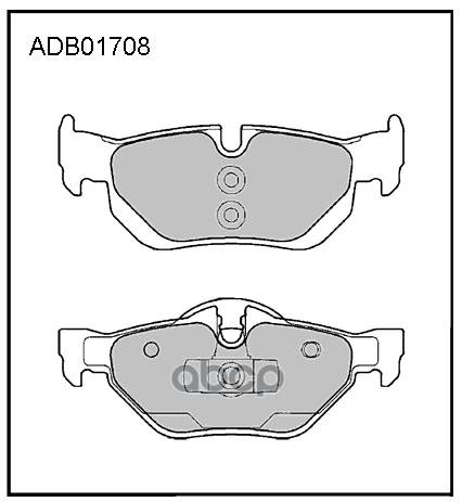 

Тормозные колодки ALLIED NIPPON дисковые задние ADB01708