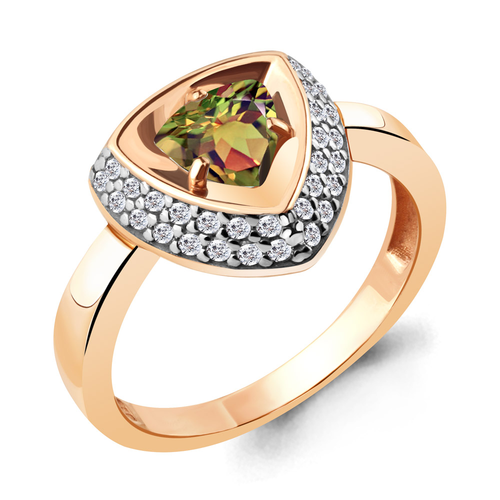 

Кольцо из серебра с султанитом р. , Aquamarine 6917219А_925_з, 6917219А_925_з