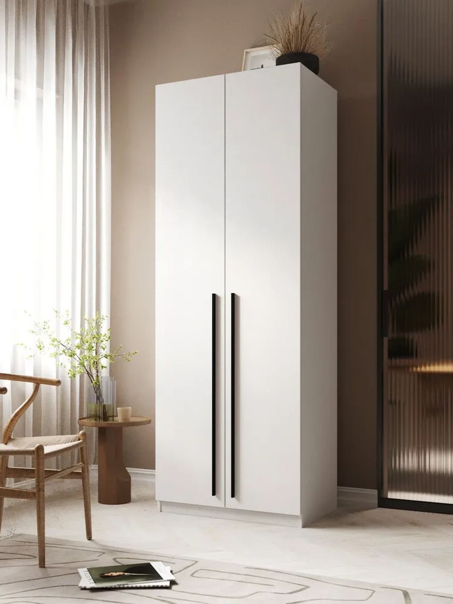 Шкаф Принцесса Мелания белый для одежды распашной 16990₽