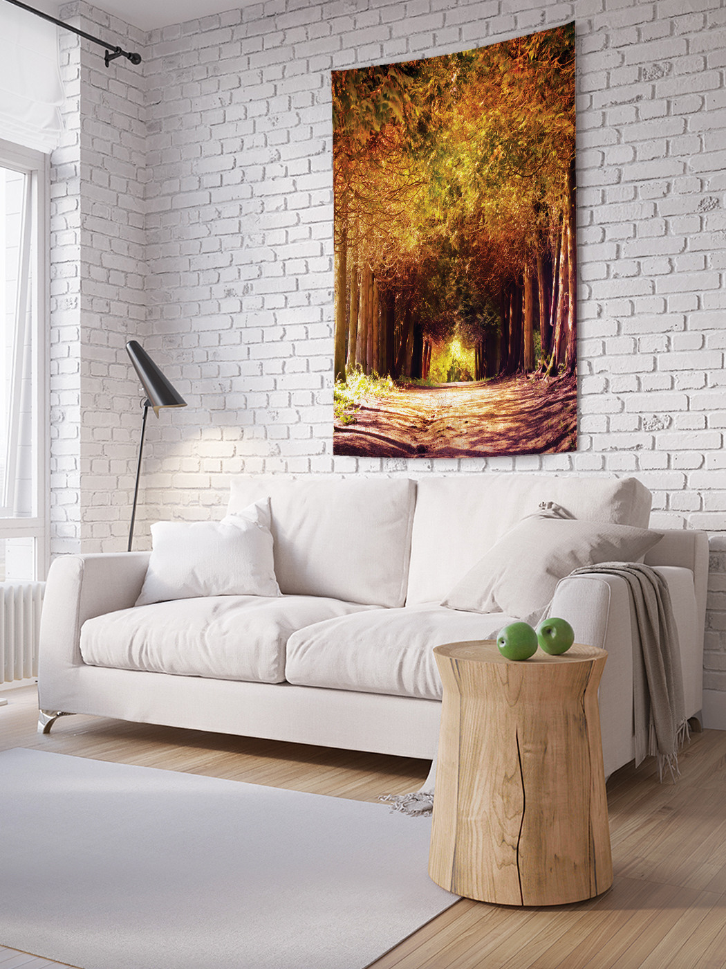 

Вертикальное фотопанно на стену JoyArty Тихая аллея 100x150 см, Тихая аллея