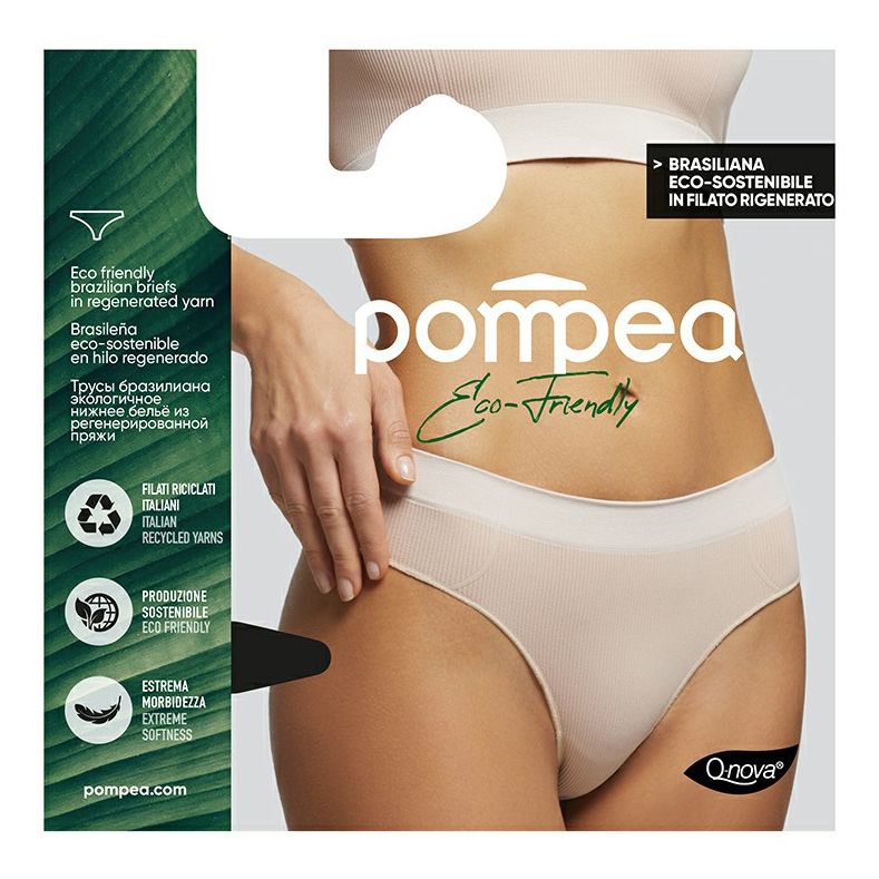 Трусы женские Pompea черные L-XL