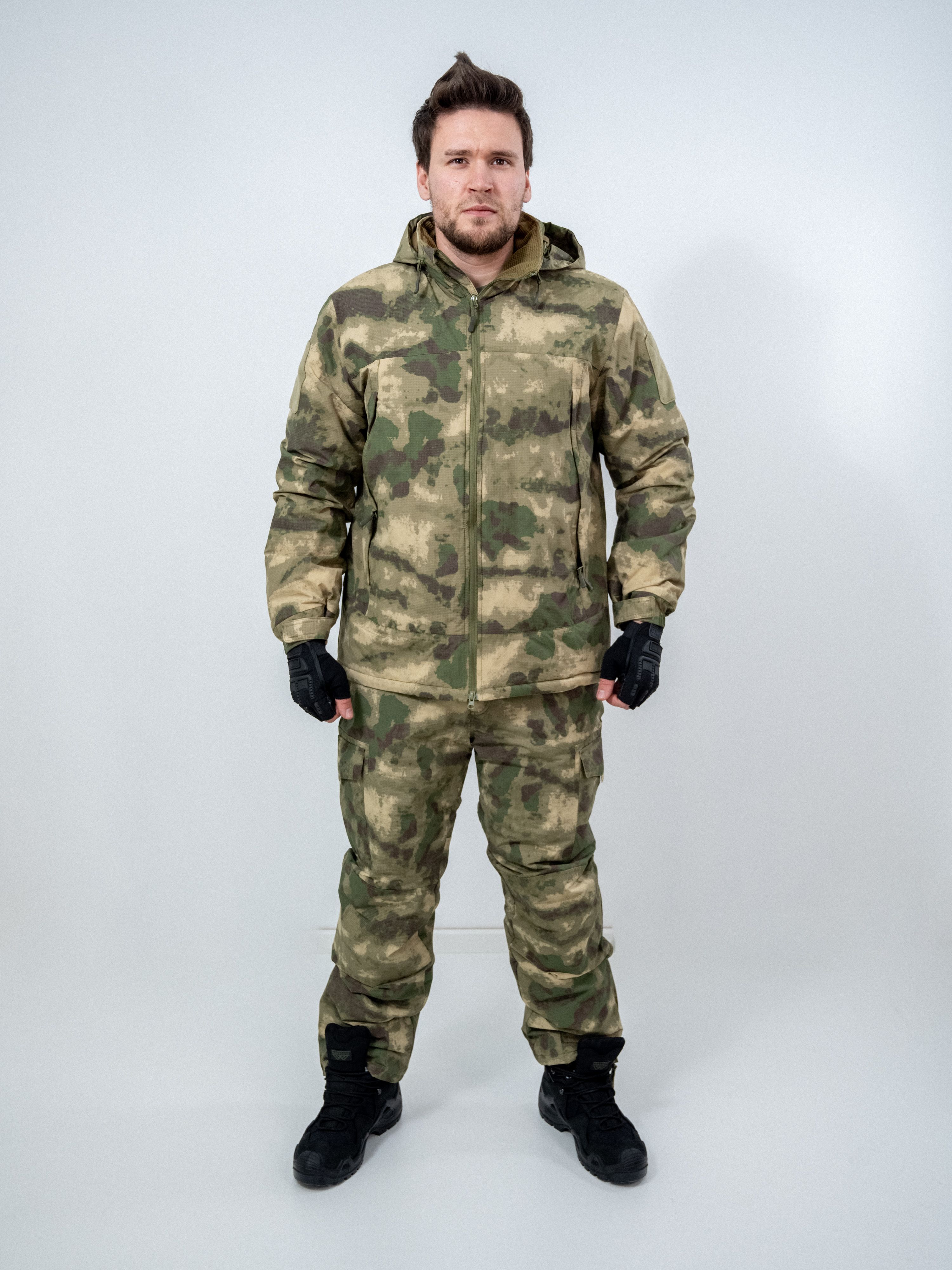 

Костюм мужской тактический ПОЛИГОН камуфляжный 7 уровень, зеленый мох, L, Хаки, УН-00004194