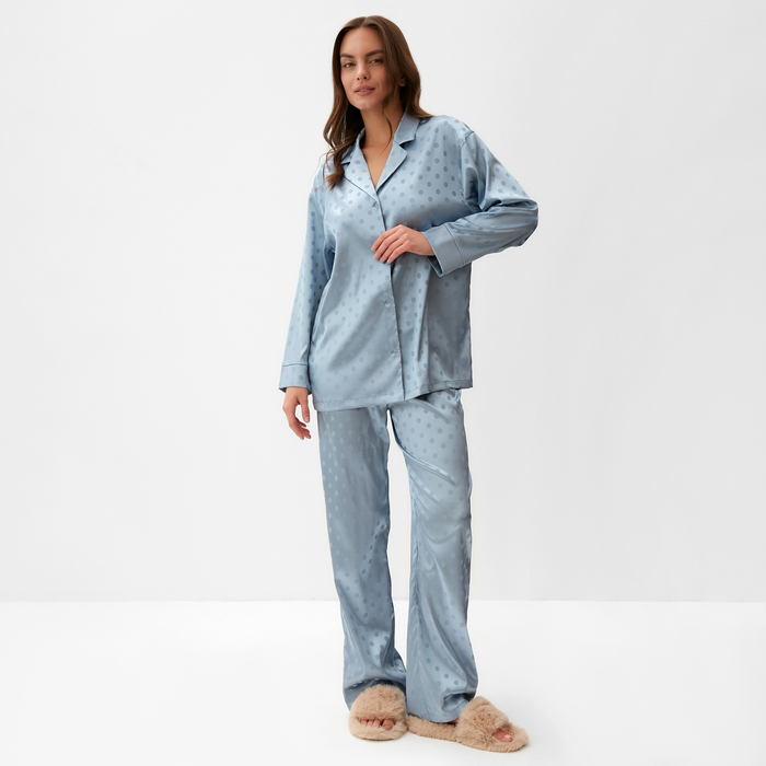 

Пижама женская KAFTAN 74375521 голубая 44-46 RU, Голубой, 74375521