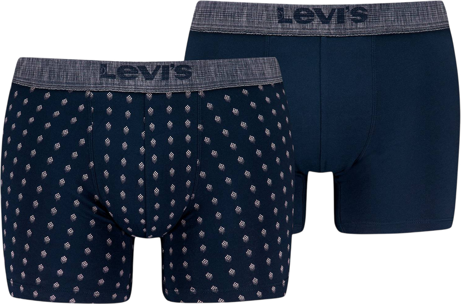 

Комплект трусов мужских Levi's MINI AOP 2P синих XL 2 шт, Синий, MINI AOP 2P