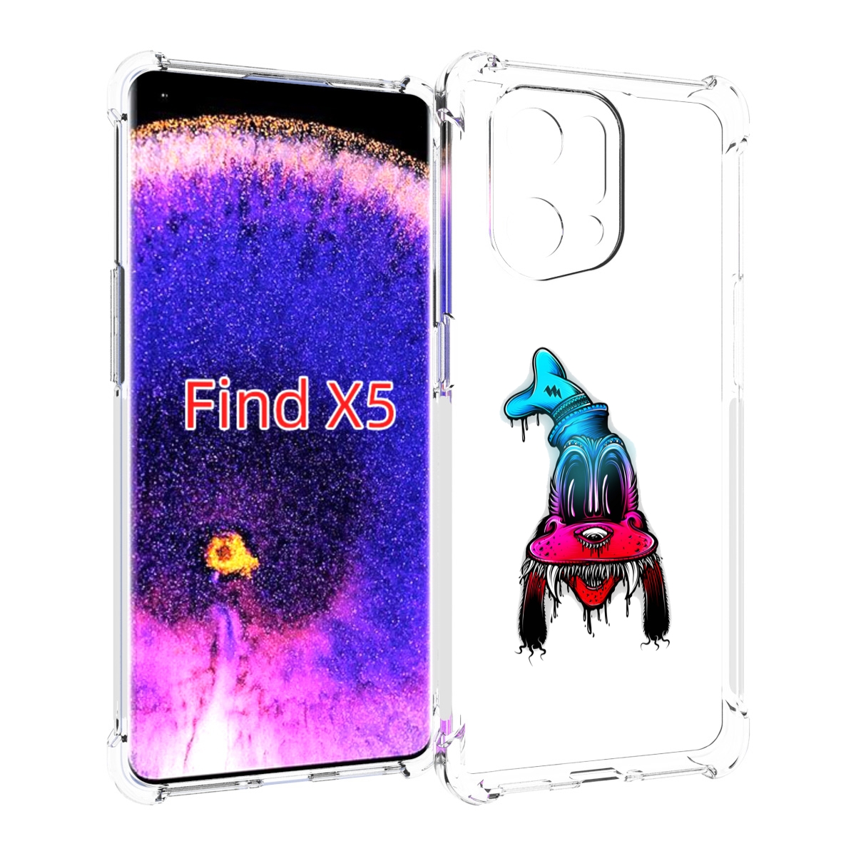 

Чехол MyPads Гуффи для Oppo Find X5, Прозрачный, Tocco