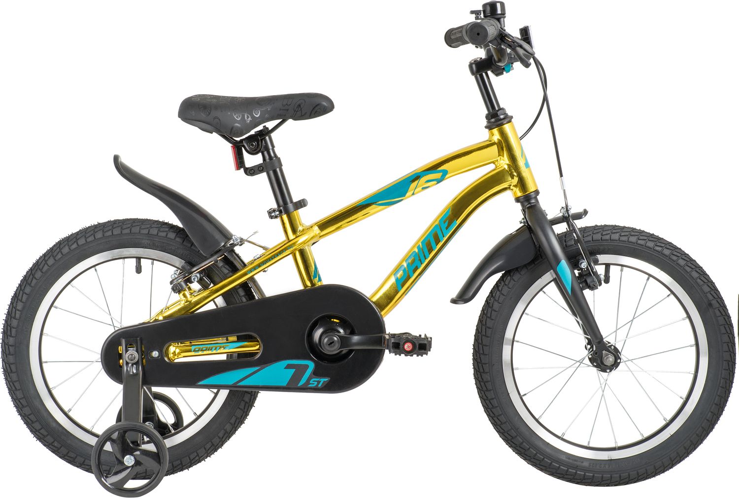 фото Велосипед novatrack prime 16 v-brake, год 2020, цвет желтый