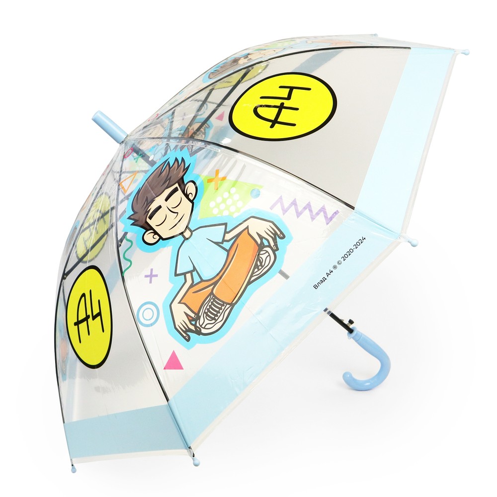 Зонт-трость детский ND Play Влад А4, полуавтоматический, дизайн 1