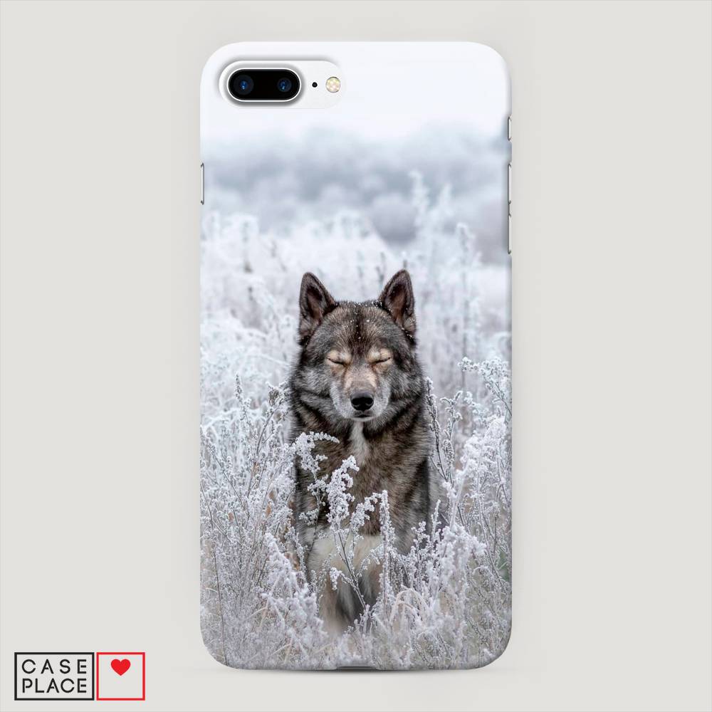 

Пластиковый чехол "Волк в поле" на Apple iPhone 7 Plus, 10720-1