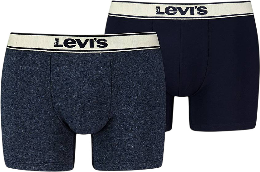 Комплект трусов мужских Levi's VINTAGE HEATHER ORGANIC CO 2P синих M 2 шт