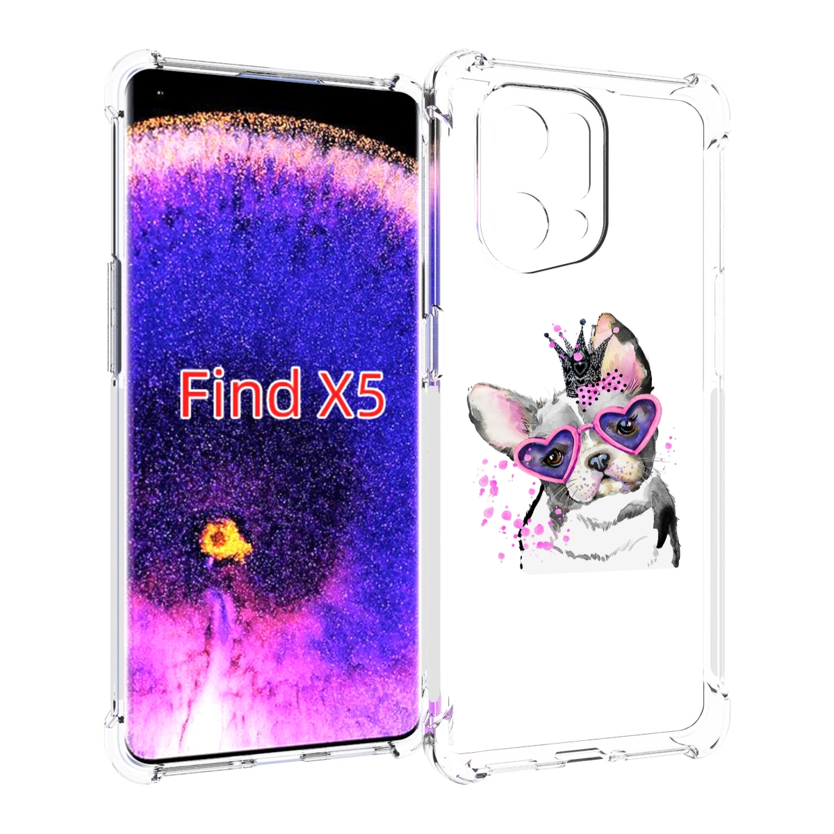 

Чехол MyPads принцесса для Oppo Find X5, Прозрачный, Tocco