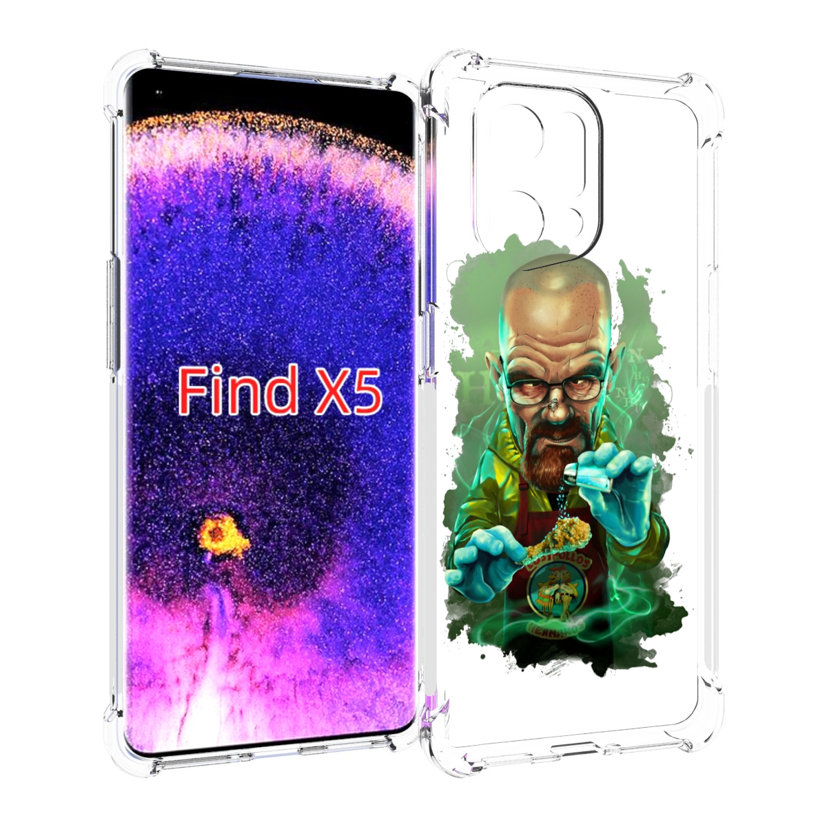 

Чехол MyPads повар для Oppo Find X5, Прозрачный, Tocco