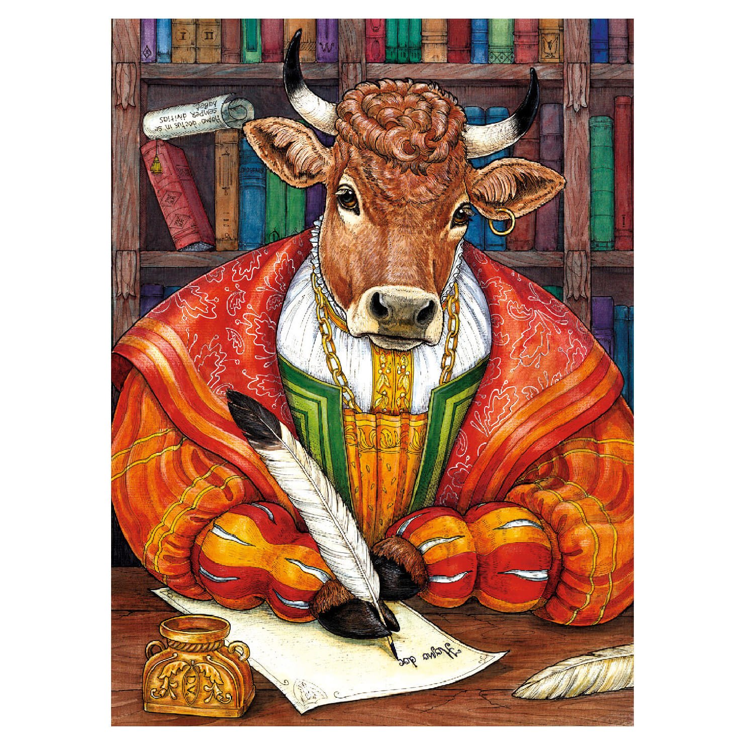 

Пазлы DaVICI Wooden Puzzles: Символ года - Бык