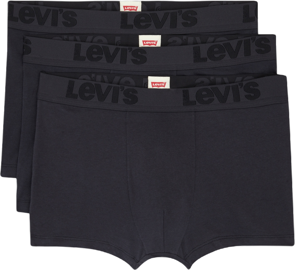 Комплект трусов мужских Levi's Premium Trunks 3 P черных M 3 шт